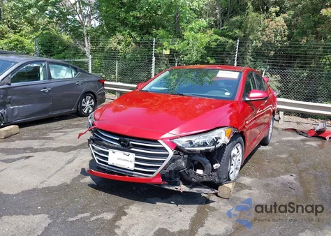 2017 Hyundai Elantra Se z USA, uszkodzony, nr VIN 5NPD74LFXHH210060